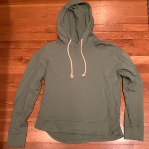Green hoodie
